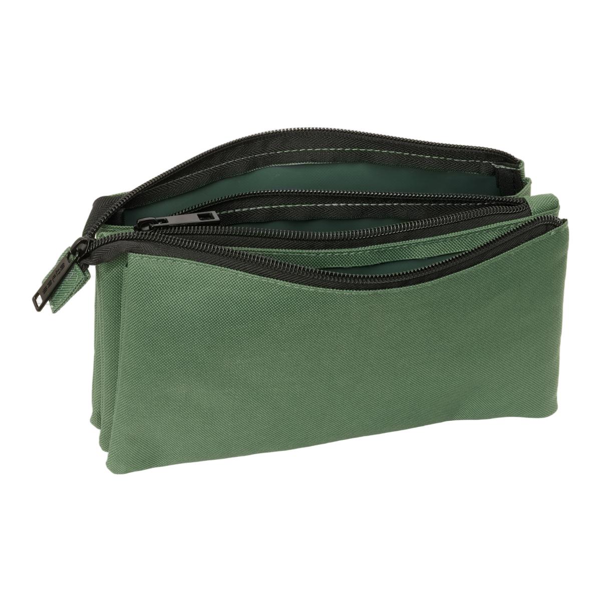 Estojo Triplo Safta - Verde Camo Verde-3