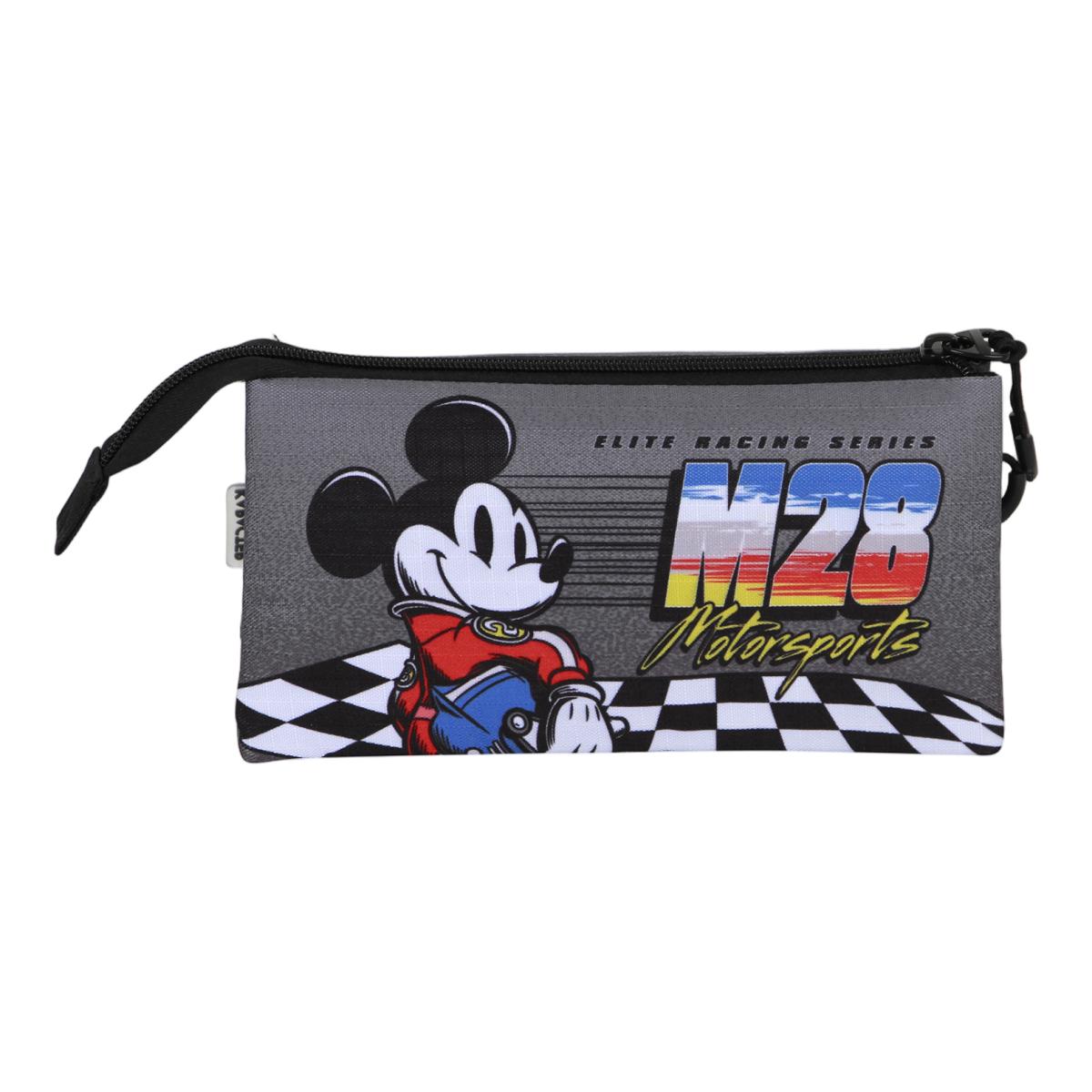 Estojo Triple Mickey Mouse Champion Disney Karactermania - Cinzento Cinzento-3