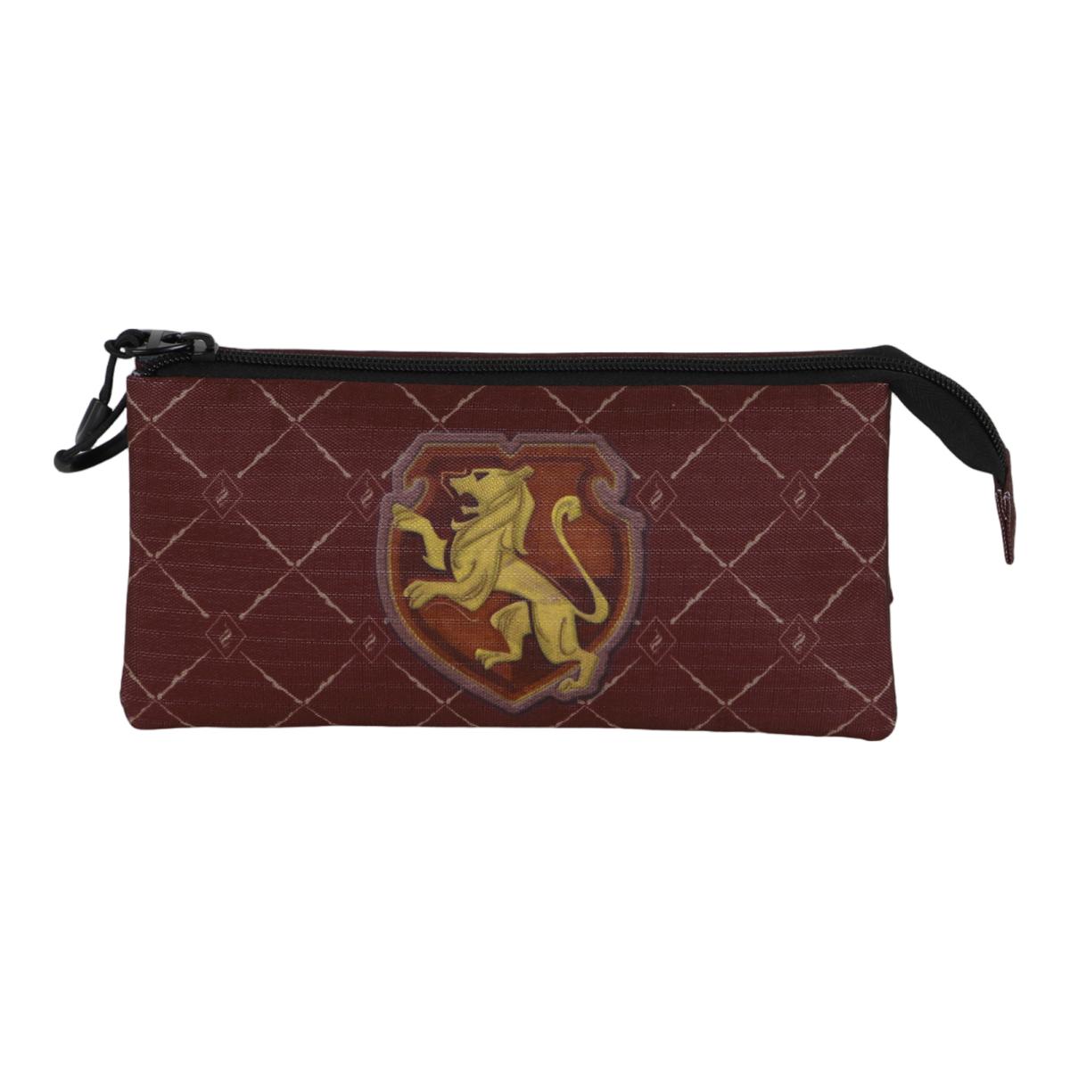 Estojo Triplo Harry Potter Legacy Gryffindor Warner Karactermania - Bordeaux Bordeaux-2