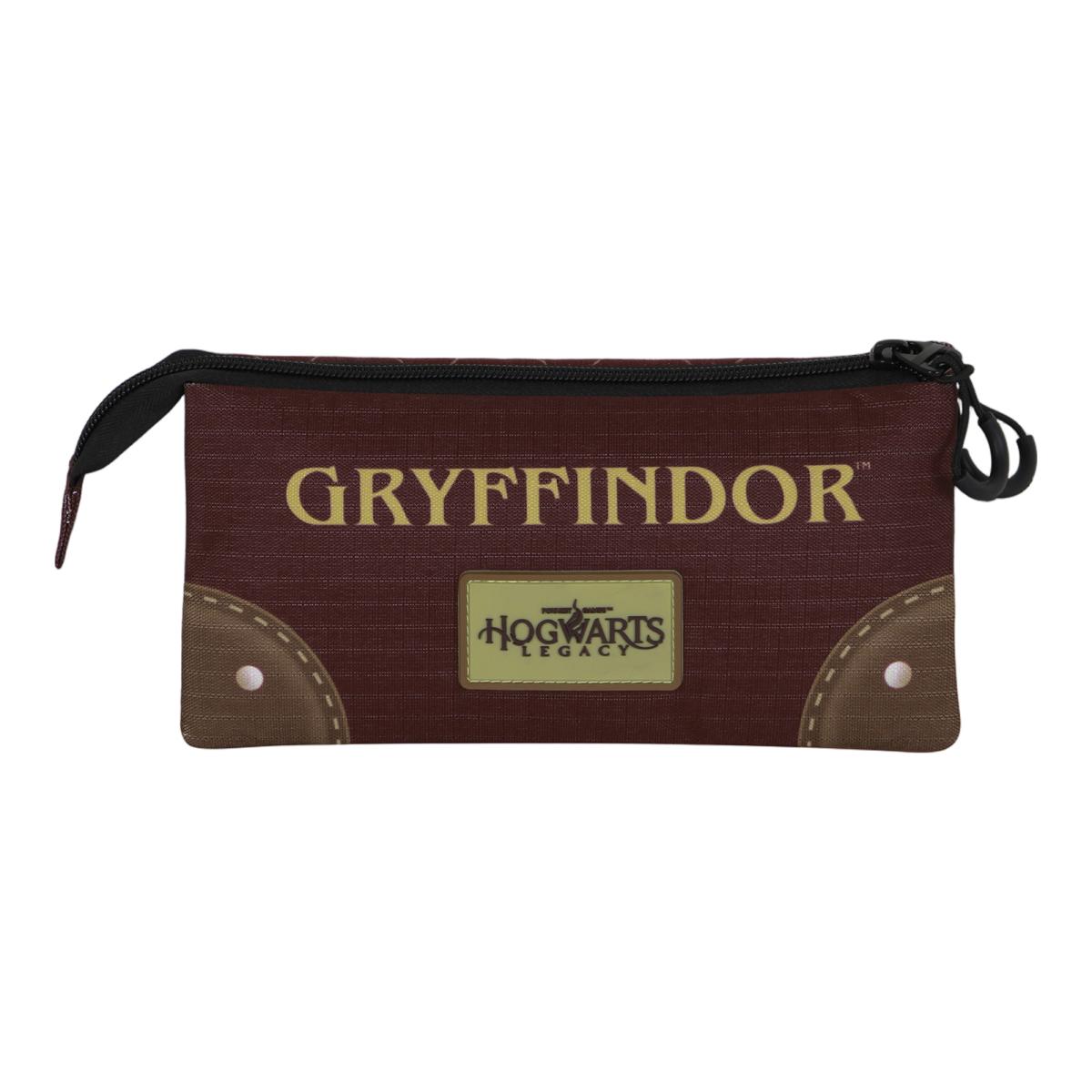 Estojo Triplo Harry Potter Legacy Gryffindor Warner Karactermania - Bordeaux Bordeaux-3