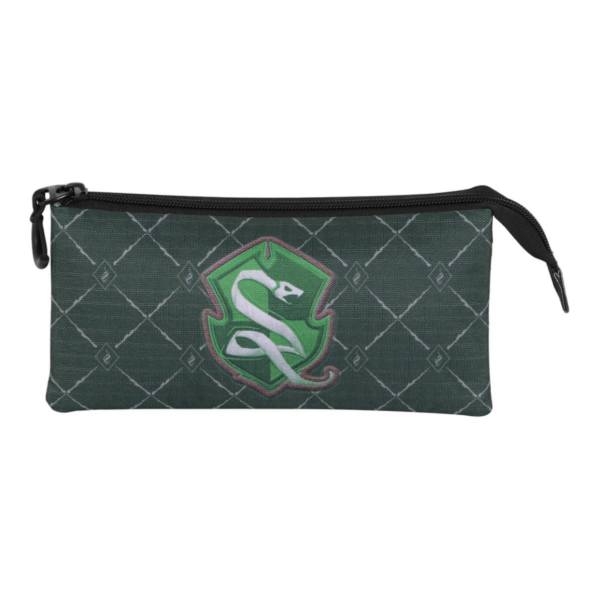 Estojo Triple Harry Potter Legacy Slytherin Warner Karactermania - Verde Verde-2