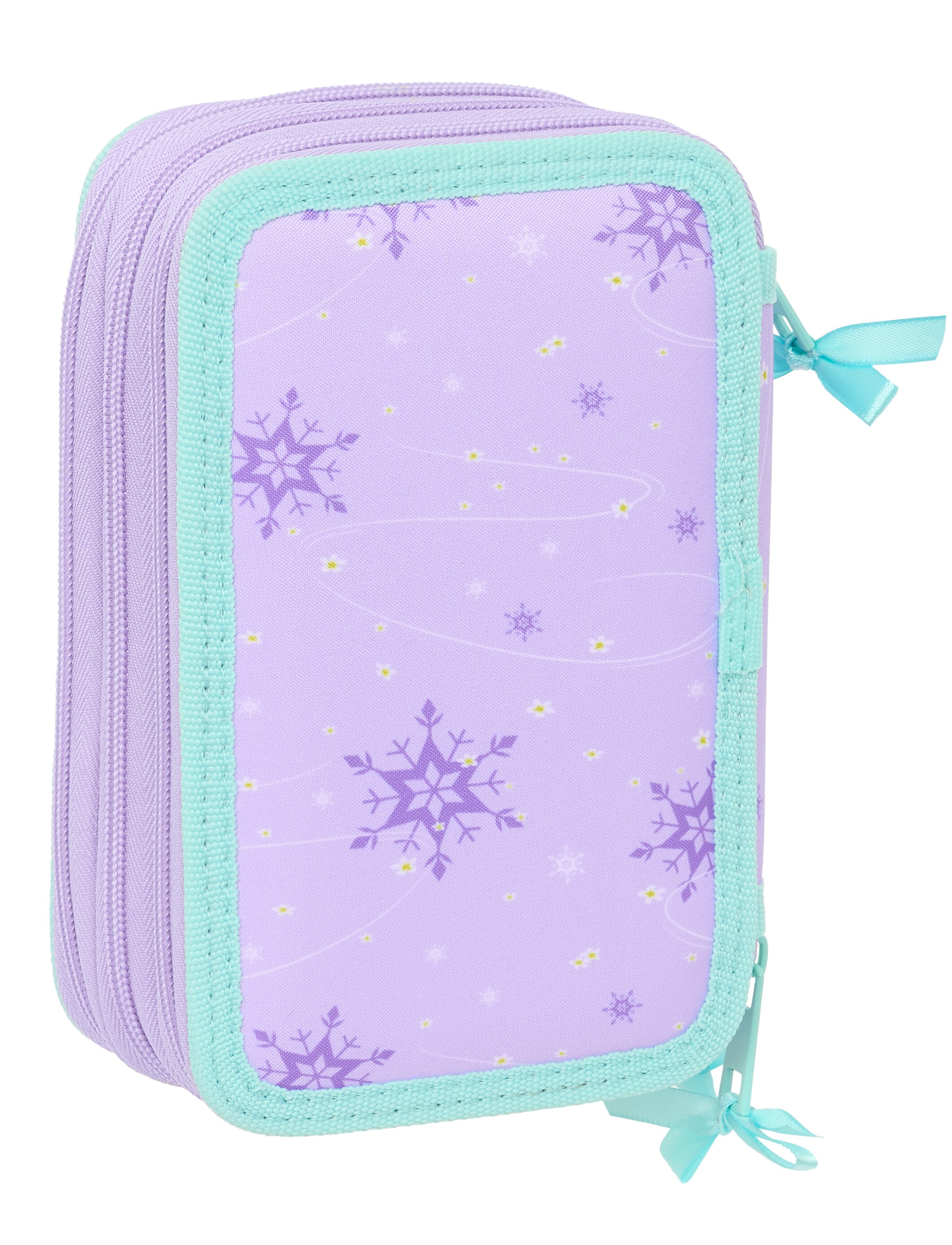 Plumier triple 37 piezas Frozen Spirit Safta lila 2
