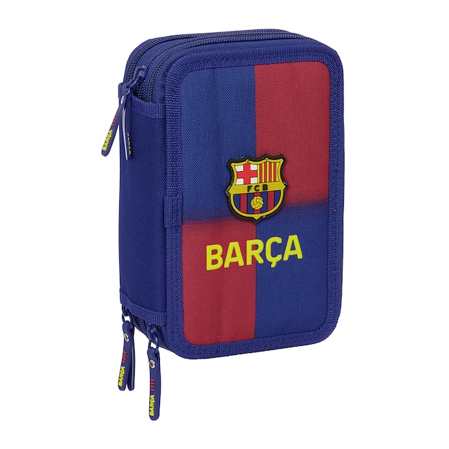 Imagen 0 de Plumier triple 37 piezas F.C. Barcelona 1ª Equipacion 25/26 azul y granate
