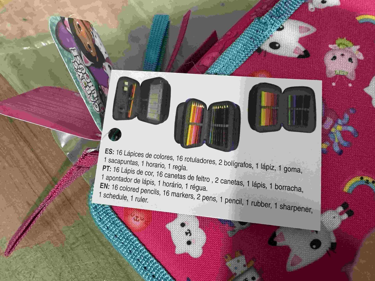 Estuche Escolar Rainbow High De 3 Pisos - Plumier Multicolor Con 39 Piezas (lápices, Rotuladores, Bolígrafos) Para Colegio Y Oficina