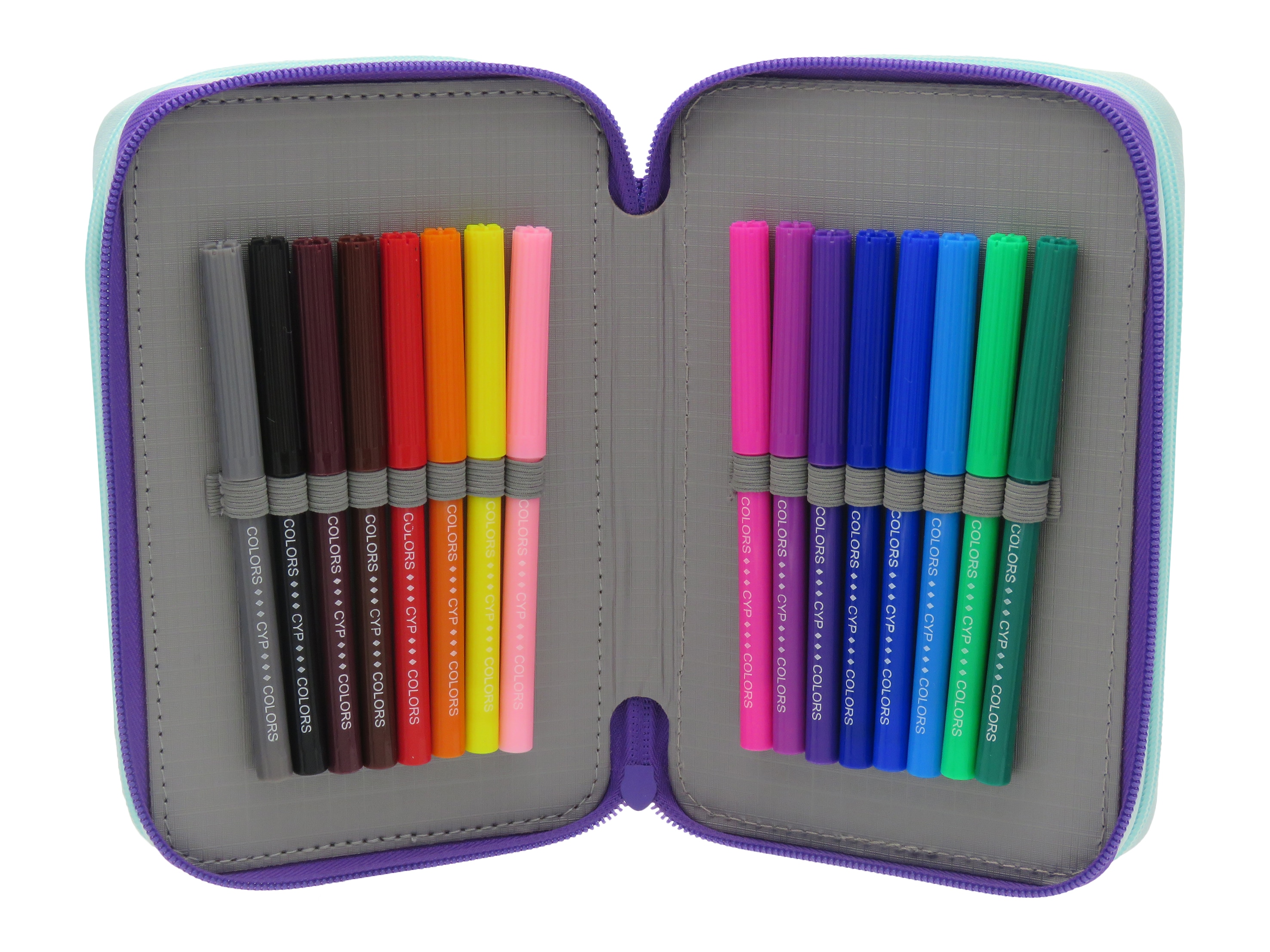 Estojo 3 Pisos Bluey CyP Brands Multicolor Azul 6