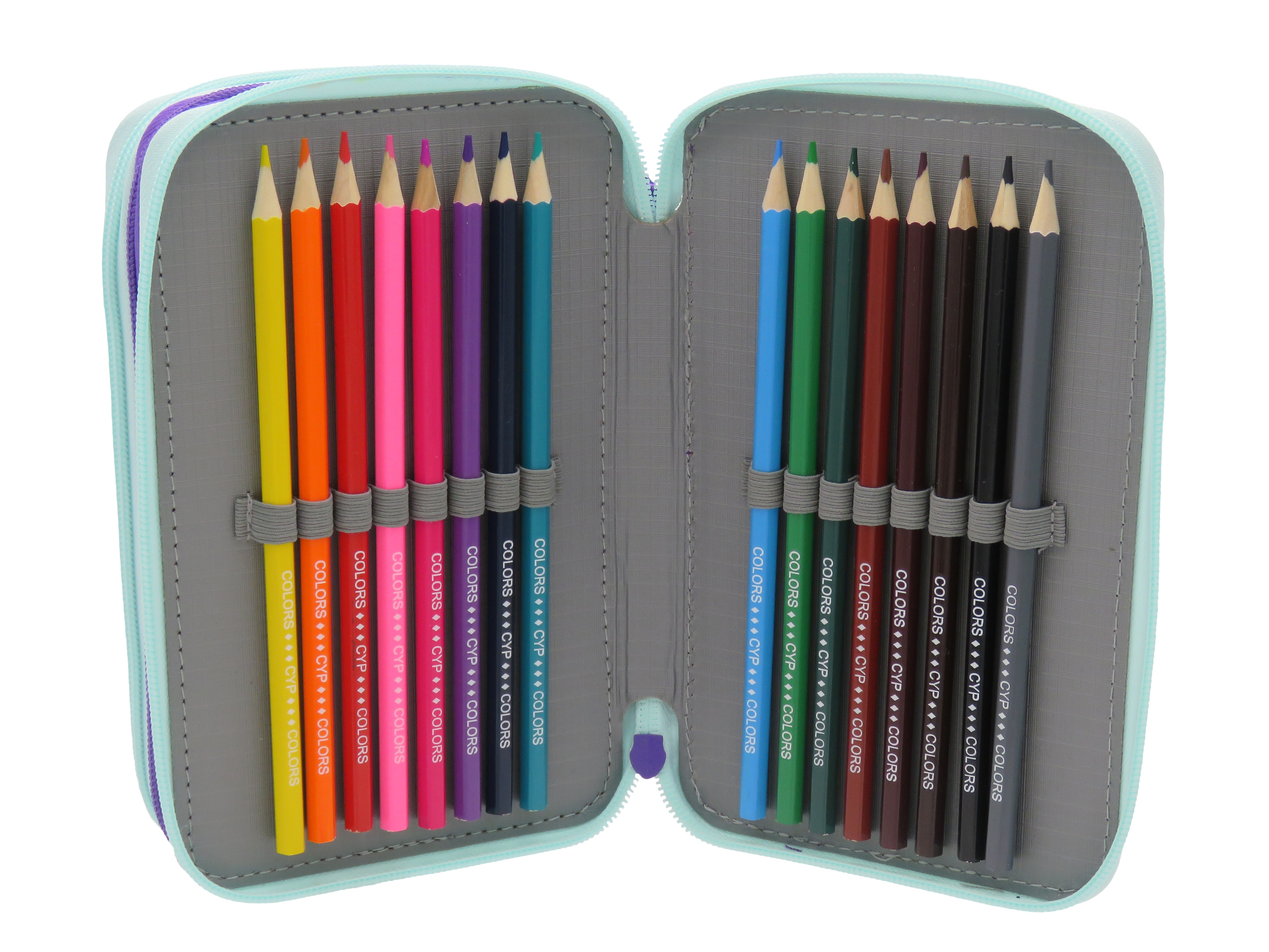 Estojo 3 Pisos Bluey CyP Brands Multicolor Azul 7