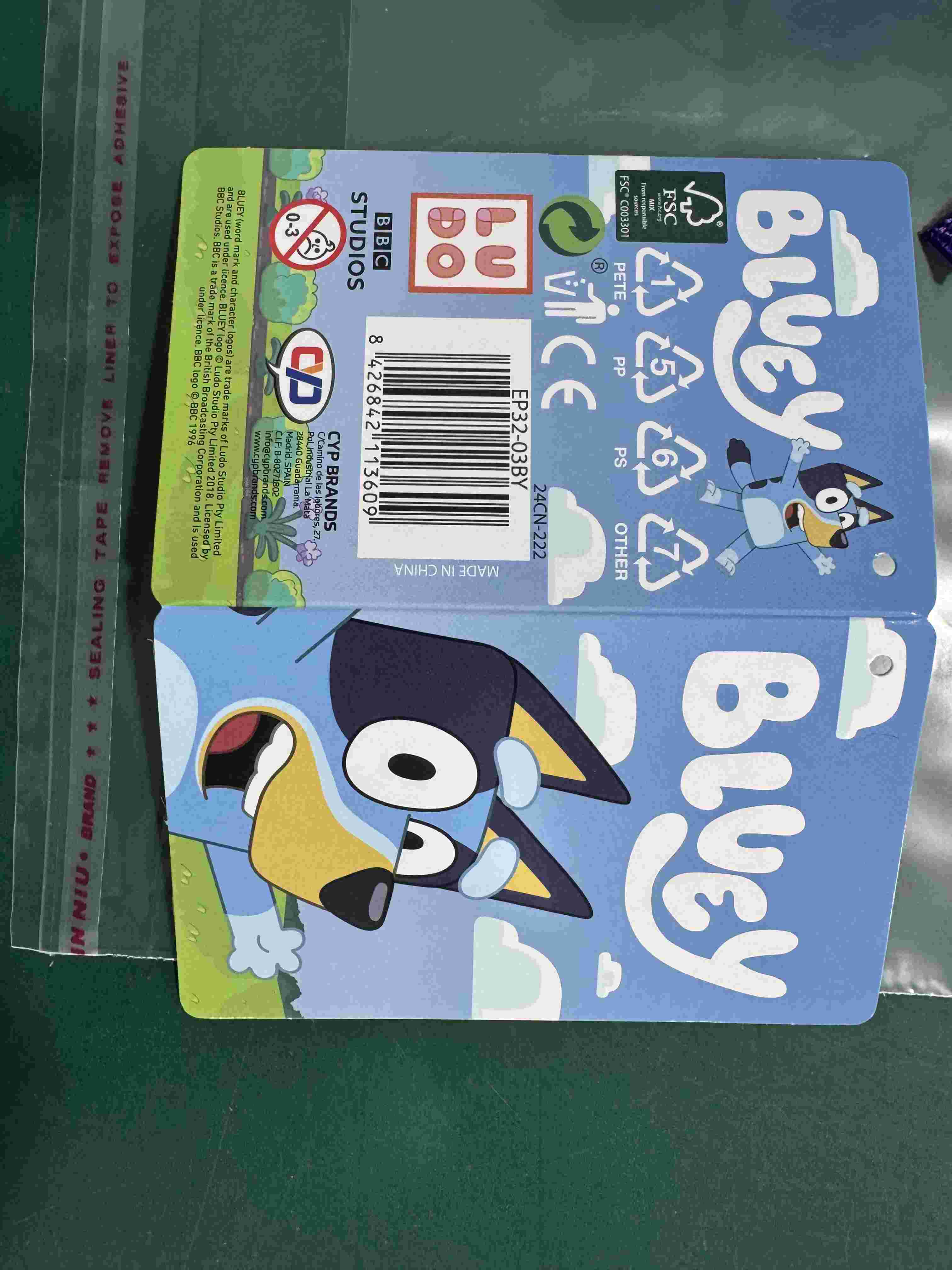 Estojo 3 Pisos Bluey CyP Brands Multicolor Azul 8