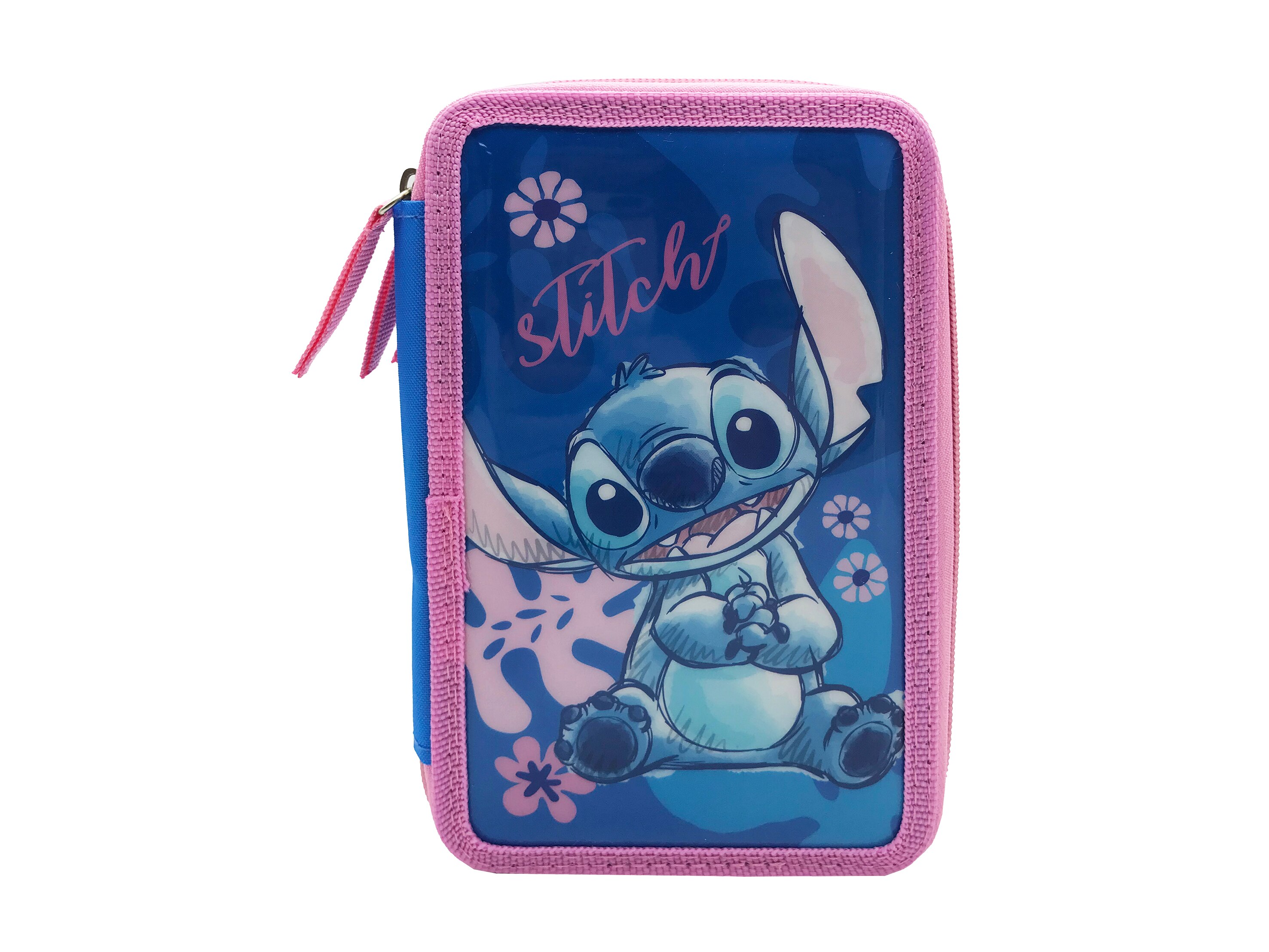 Plumier 3 pisos Stitch CyP Brands multicolor rosa 1