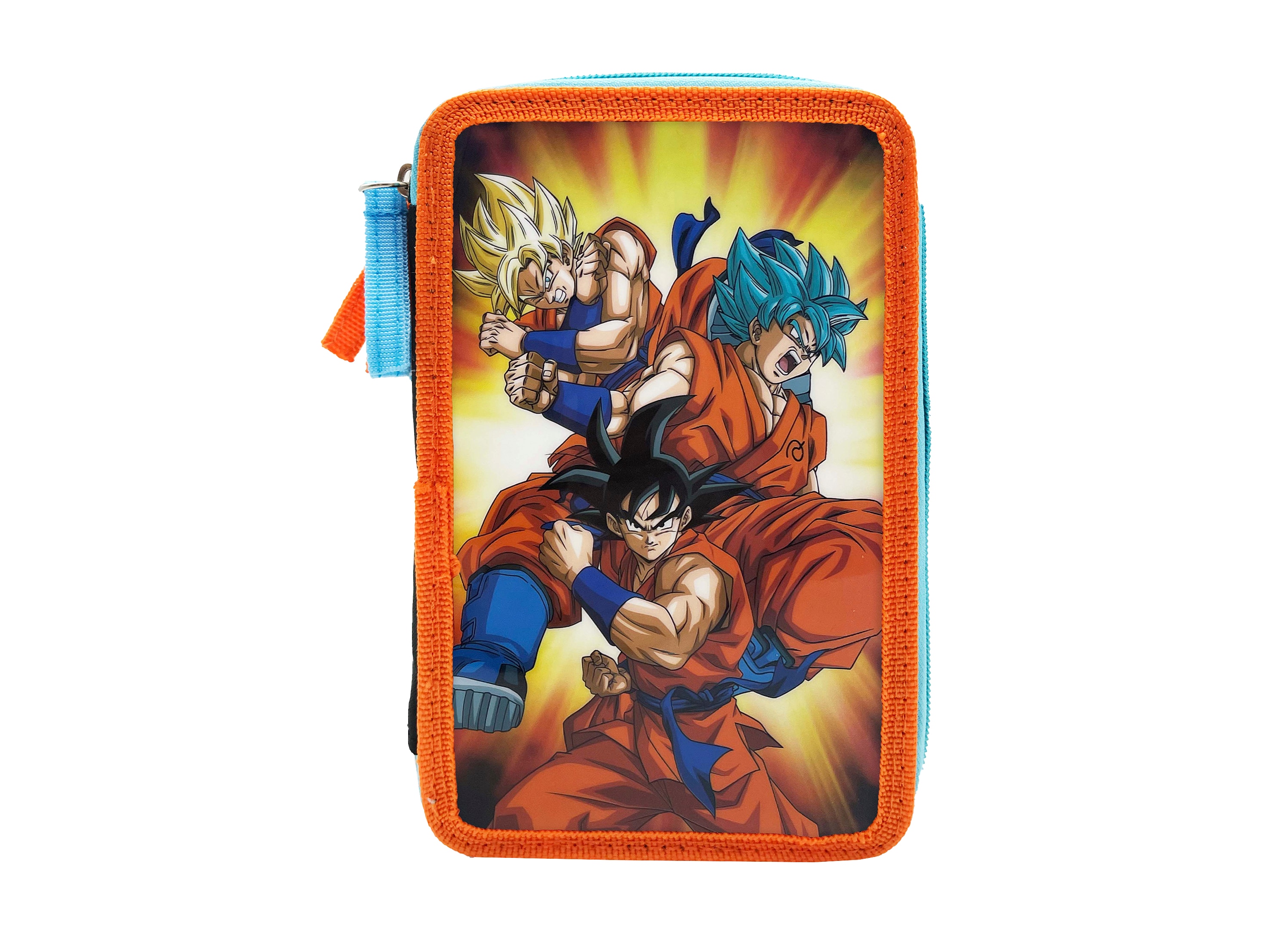 Imagem 0 de Estojo 3 Pisos Dragon Ball CyP Brands Multicolor Laranja