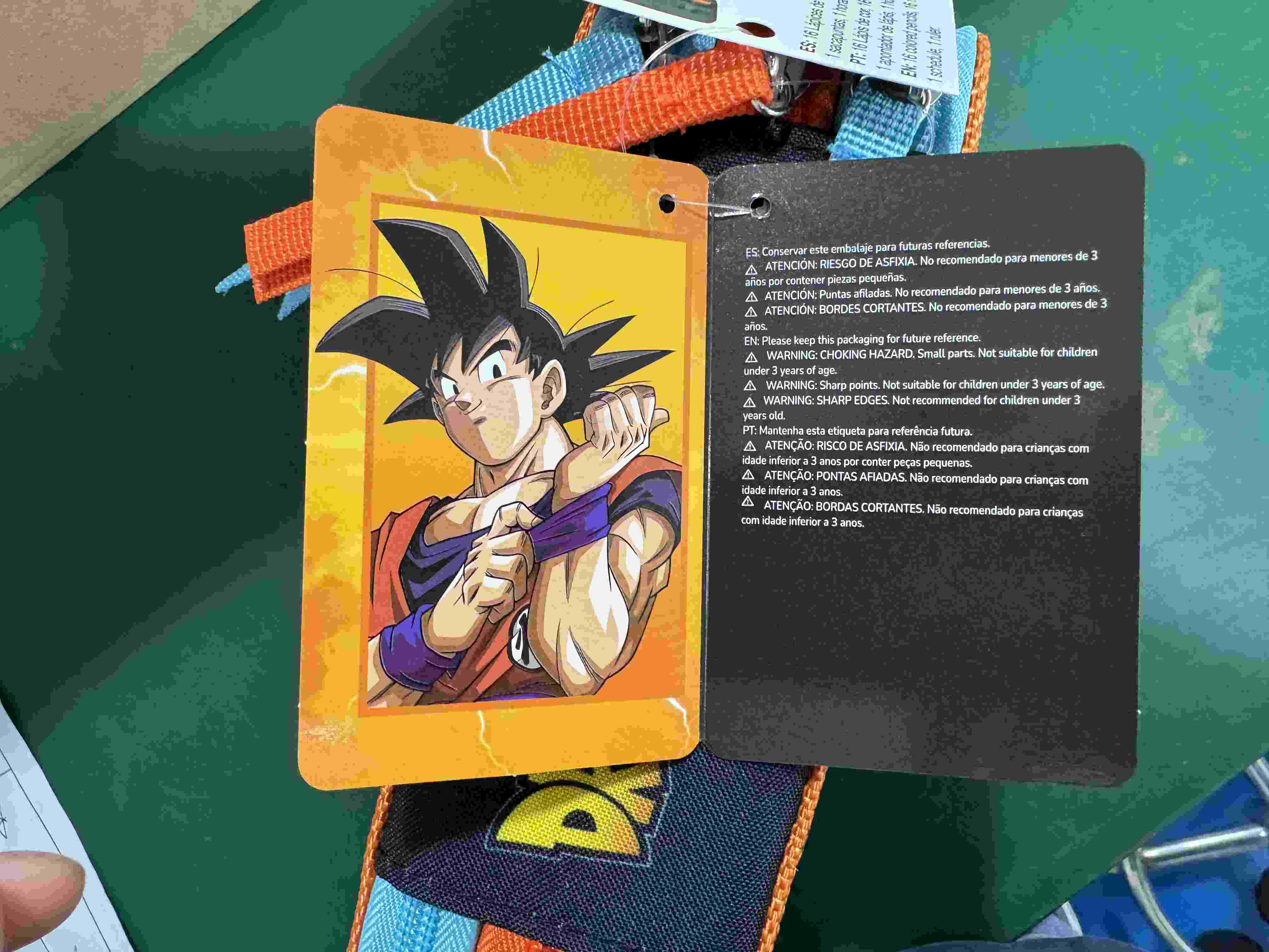 Estojo 3 Pisos Dragon Ball CyP Brands Multicolor Laranja 5