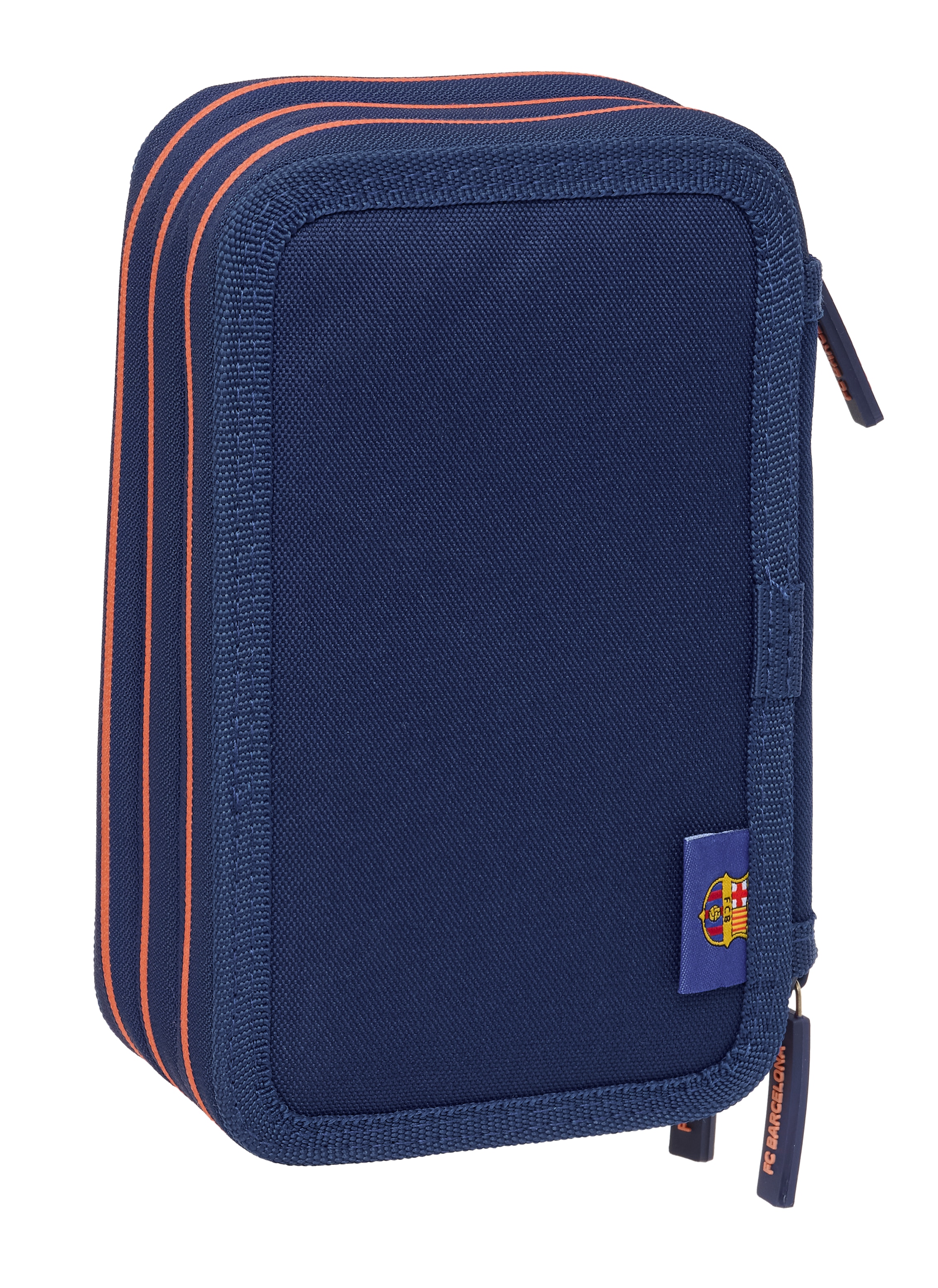Estojo Triplo de Lápis de 37 Peças F.C. Barcelona Azul-Marinho Azul-marinho-2