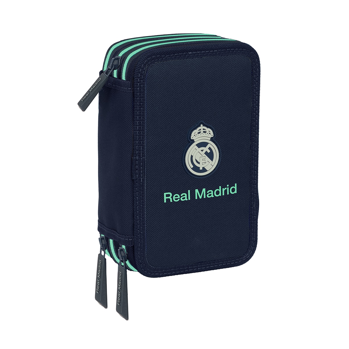 Plumier triple 37 piezas Real Madrid azul marino Azul Marino oscuro-1