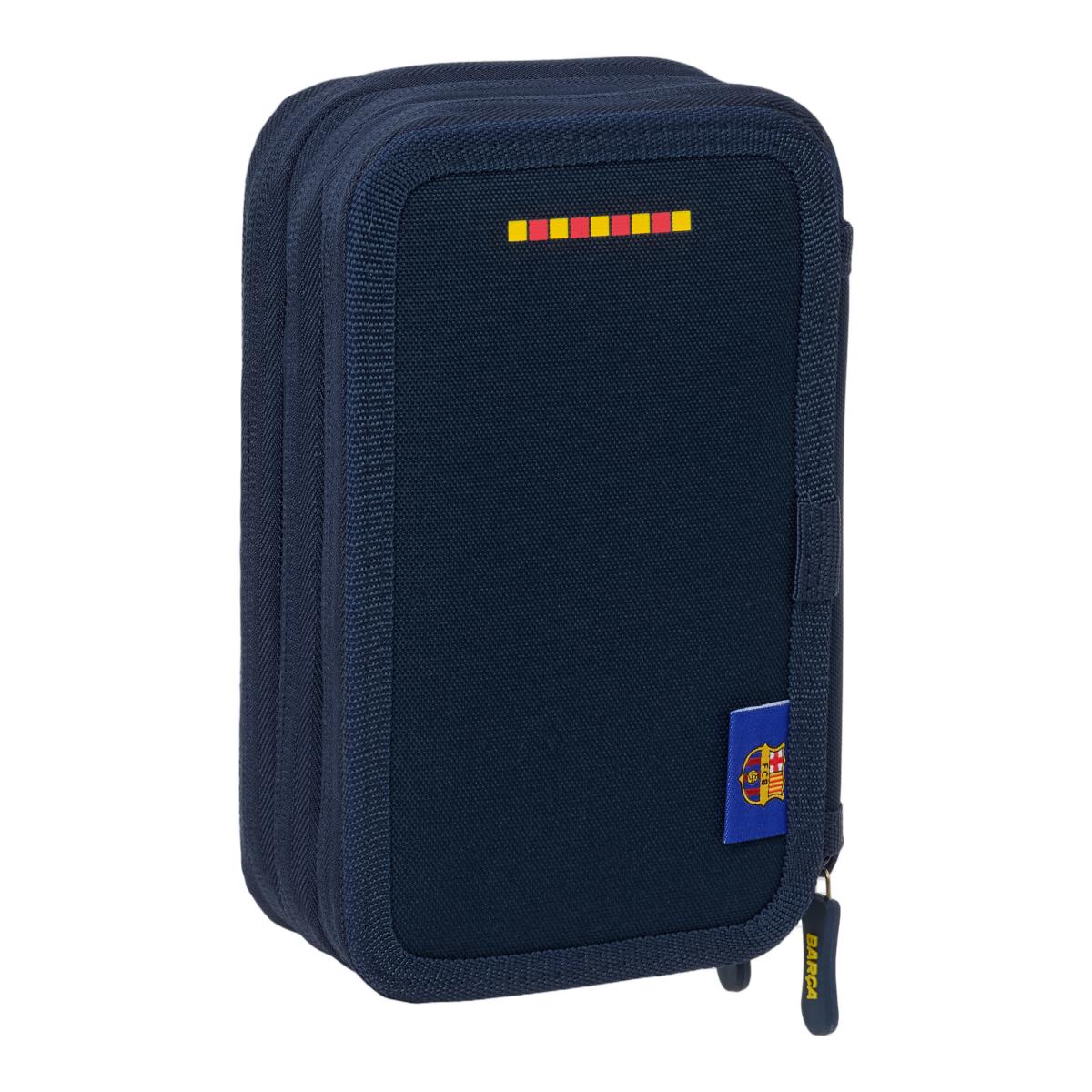 Plumier triple 37 piezas F.C. Barcelona azul y granate Azul / Granate-2