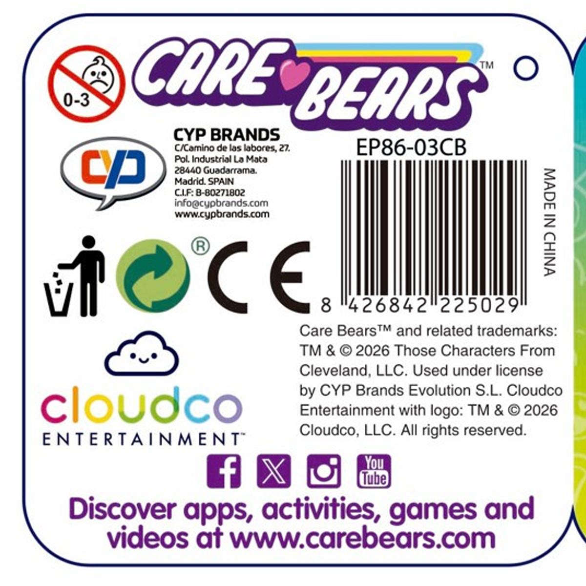Plumier 3 pisos Care Bears CyP Brands multicolor blanco Multicolor / Rosa-6