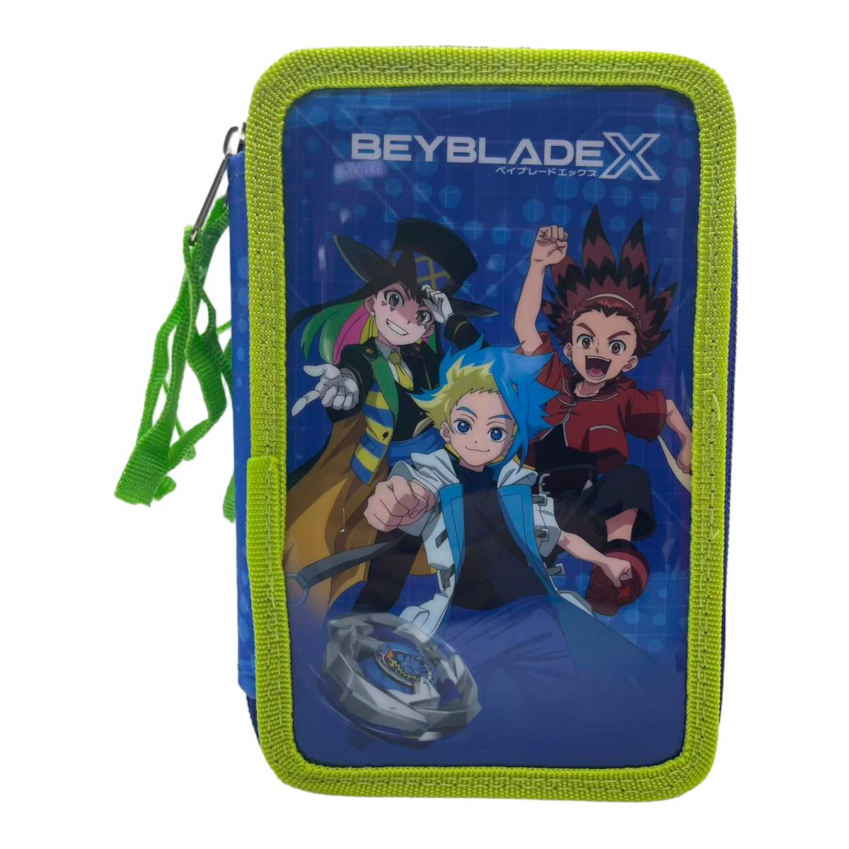 Imagen 0 de Plumier 3 pisos Beyblade CyP Brands  multicolor naranja