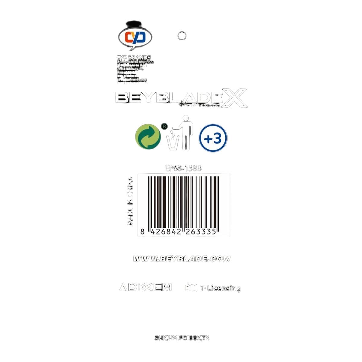 Plumier 3 pisos Beyblade CyP Brands multicolor naranja Multicolor / Azul-4