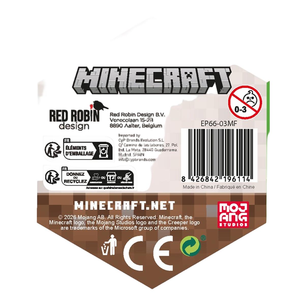Estojo 3 Pisos Minecraft CyP Brands - Multicolor Rosa Multicolor-4