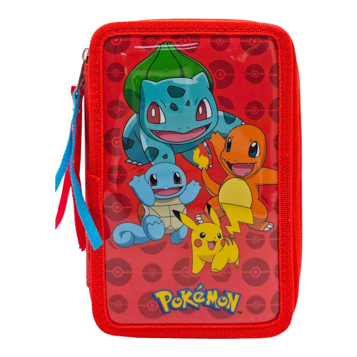 Imagem 0 de Estojo 3 Pisos Pokémonl CyP Brands - Multicolor Amarelo