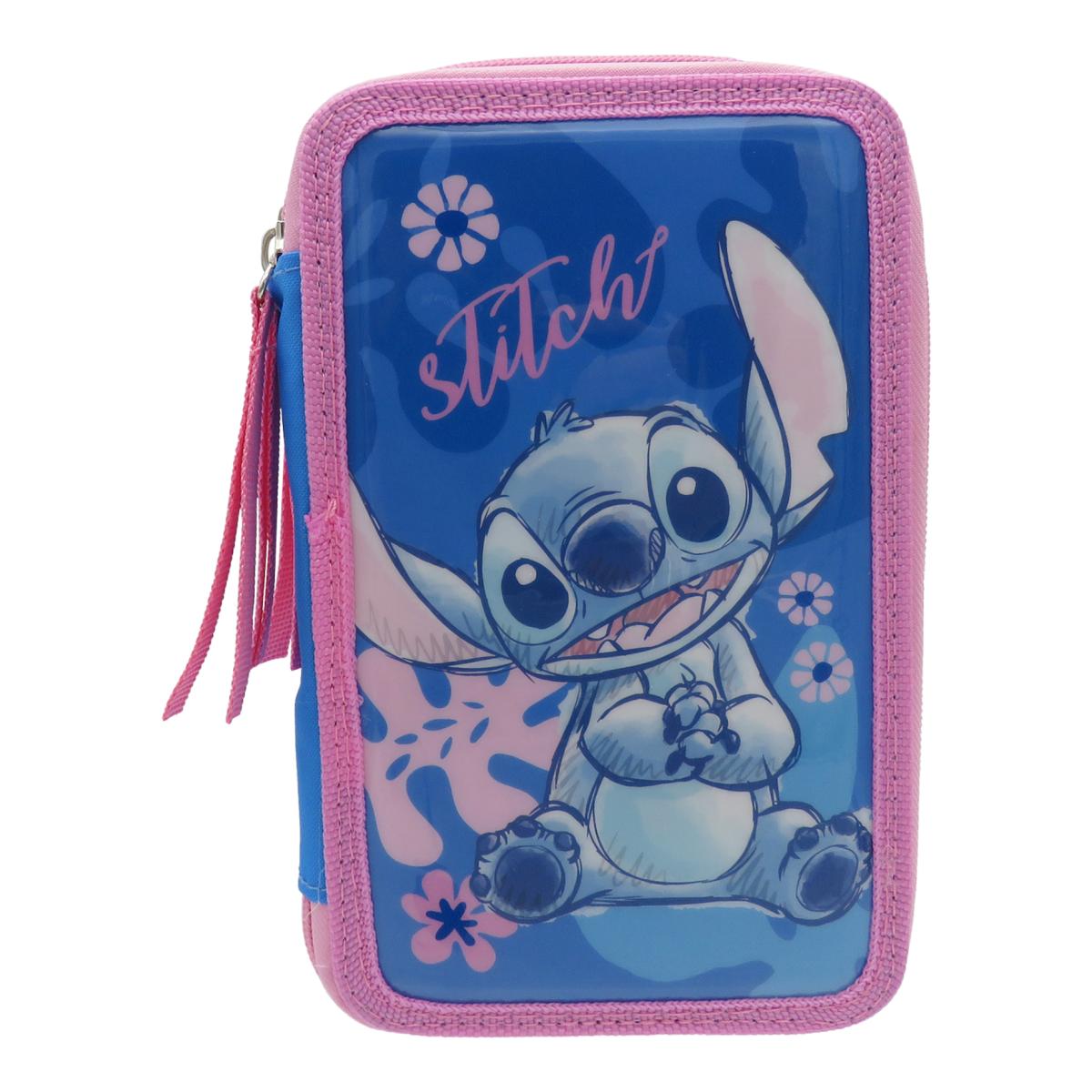 Imagem 0 de Plumier 3 Pisos Stitch CyP Brands Multicolor Rosa