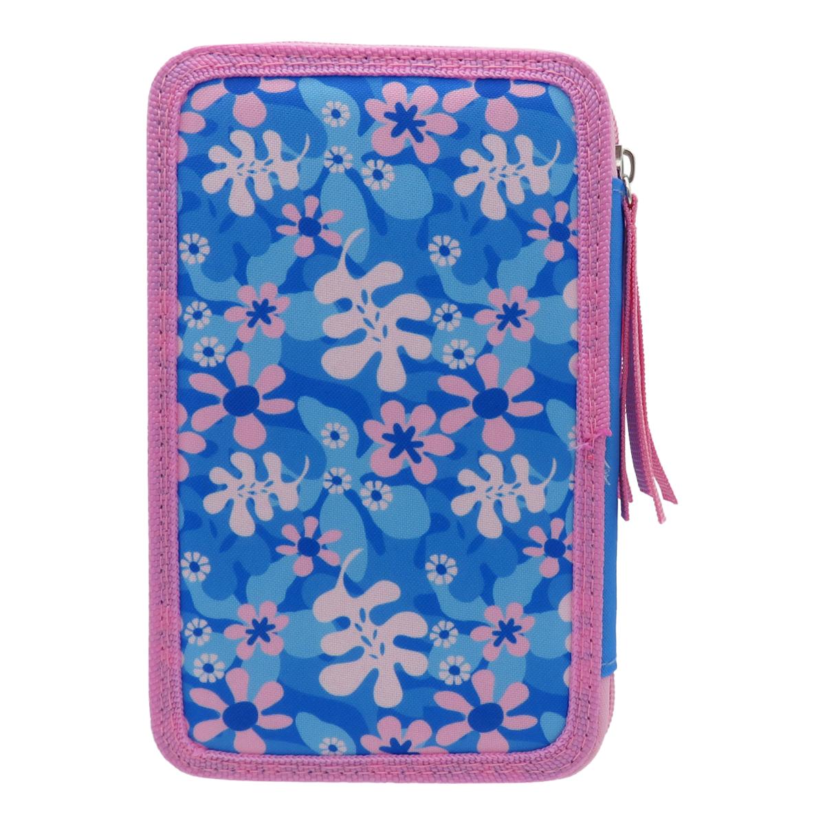 Plumier 3 Pisos Stitch CyP Brands Multicolor Rosa Multicolorido / Rosa-2