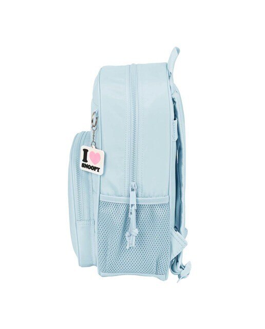 Mochila Infantil Adaptável a Trolley Snoopy - Azul Pastel Azul-pastel-3