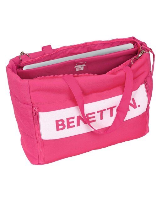 Saco com Bolso para Portátil 14,1''- Rosa Fúcsia Rosa-fúcsia-4