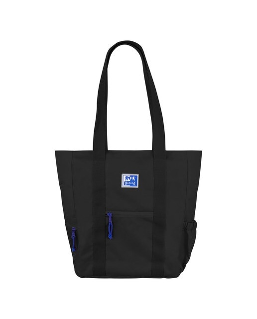 Imagem 0 de Mala Tipo Tote de 10 Compartimentos com Alça de Tiracolo Ajustável e Amovível, Fabricada com Plástico Reciclado B-Trendy - Preto