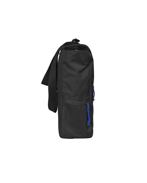 Mala Tipo Tote de 10 Compartimentos com Alça de Tiracolo Ajustável e Amovível, Fabricada com Plástico Reciclado B-Trendy - Preto Preto-3