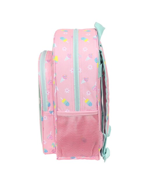 Mochila Infantil Adaptável a Trolley Peppa Pig Ice Cream - Rosa-Claro/Verde Menta Rosa / Verde-3