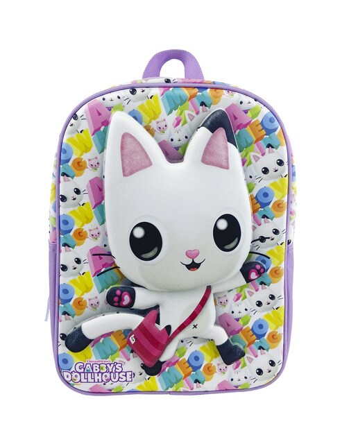 Mochila EVA 3D Gabby's Dollhouse - 30 cm - Malva/Multicolor Malva-1
