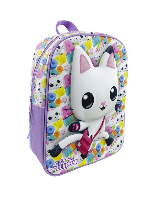Mochila EVA 3D Gabby's Dollhouse - 30 cm - Malva/Multicolor Malva-2