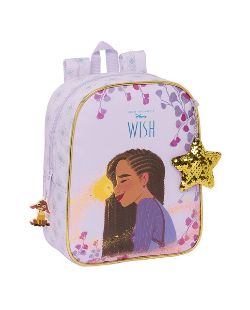 Mochila Creche Adaptável a Trolley Wish - Lilás Lilás-1