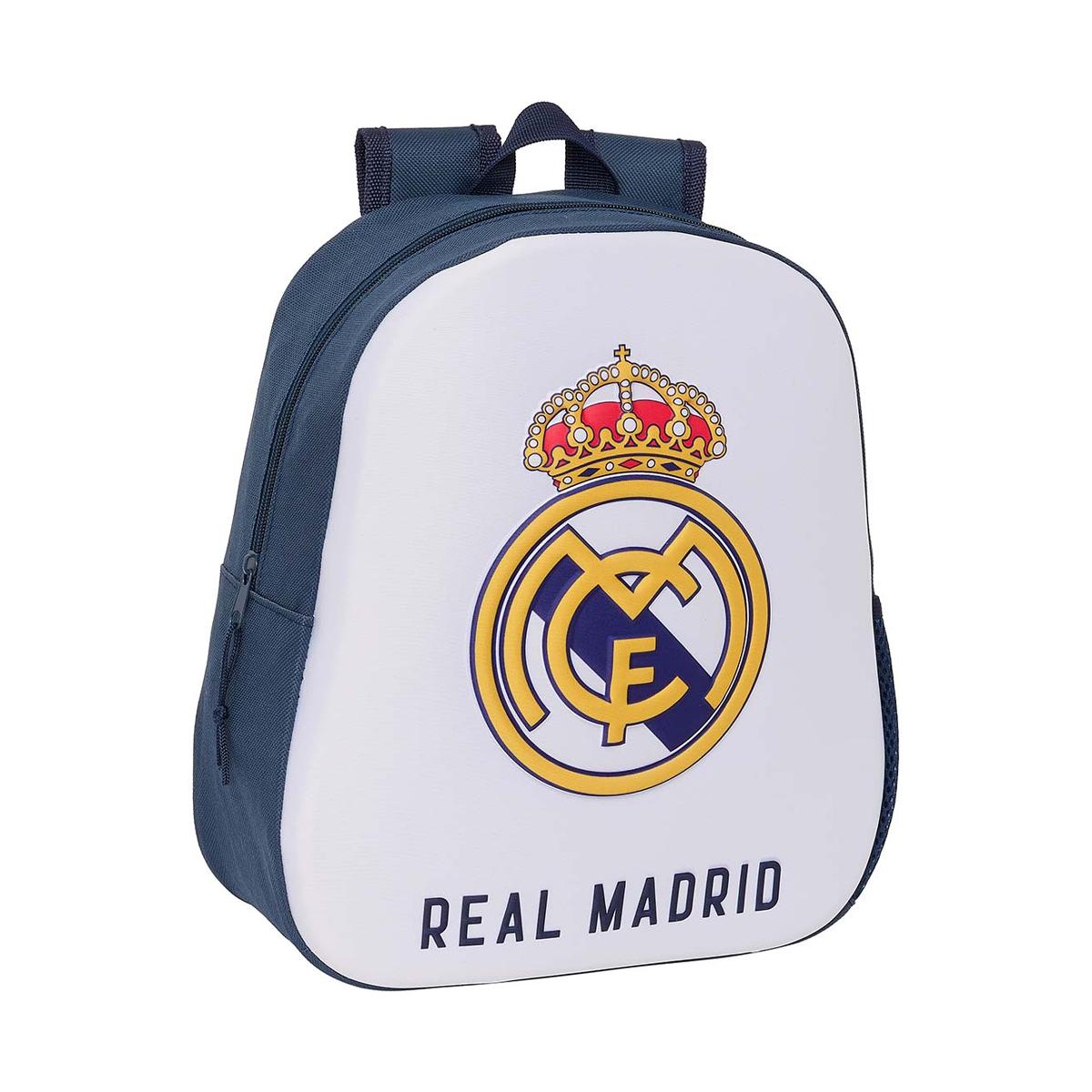 Imagen 0 de Mochila 3D Real Madrid C.F. blanco y azul marino