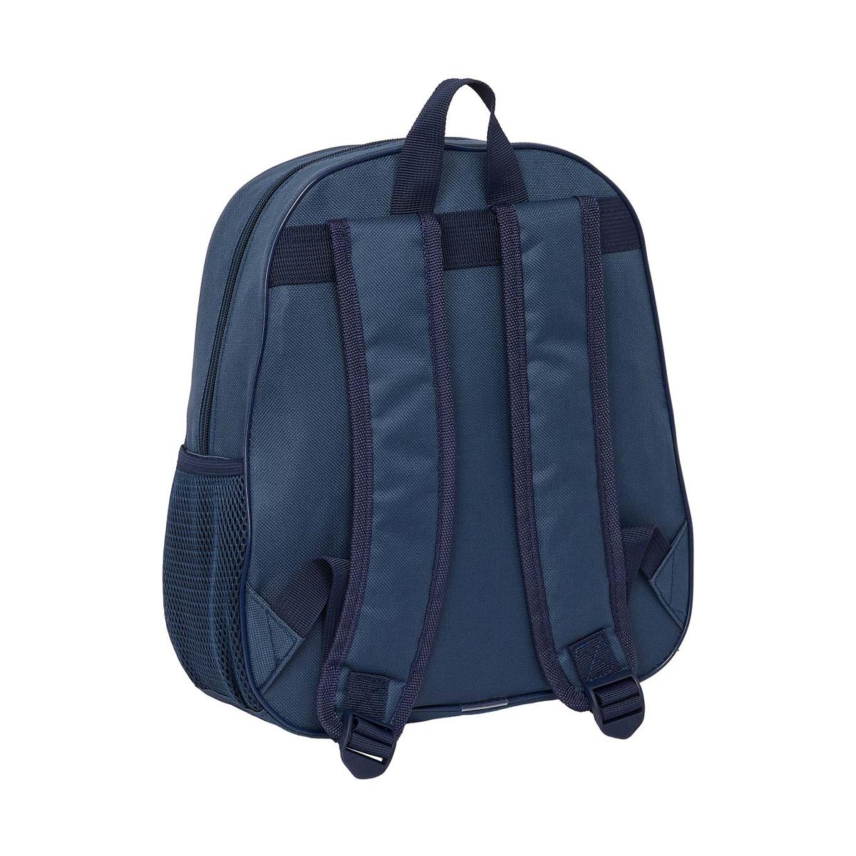 Mochila 3D Real Madrid C.F. Branco / Azul-marinho-2