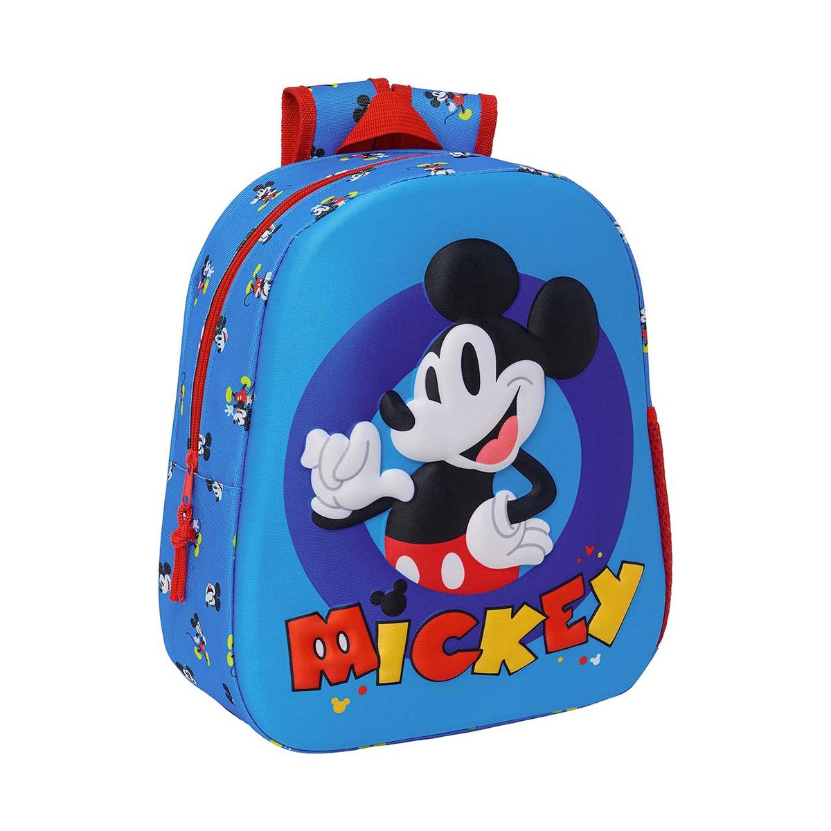 Imagen 0 de Mochila 3D Mickey Clubhouse Safta azul