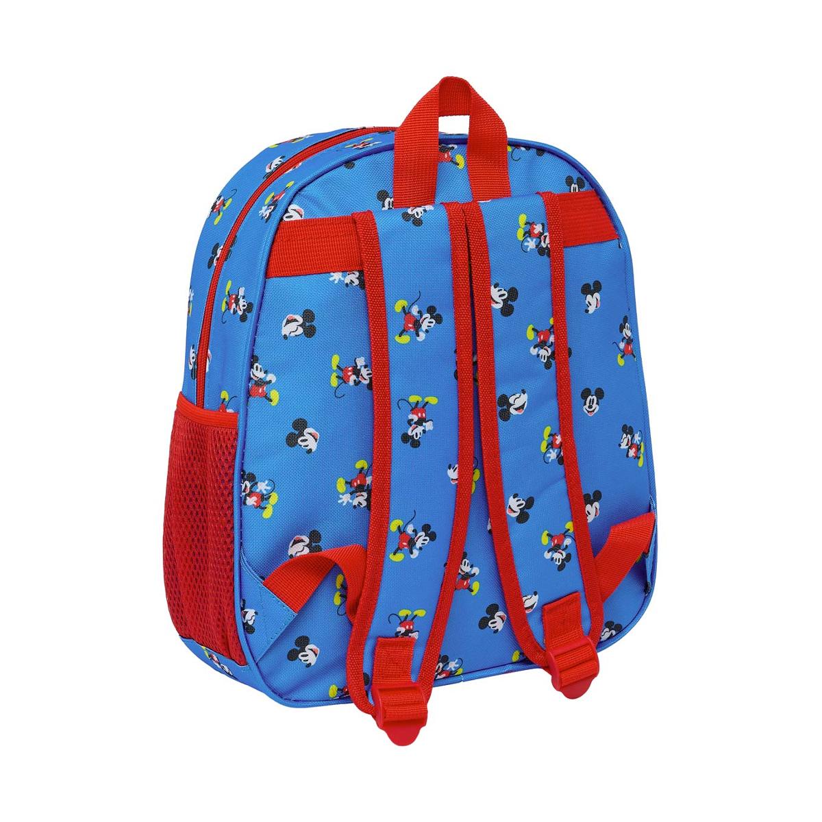 Mochila 3D Mickey Clubhouse Safta azul Azul-2