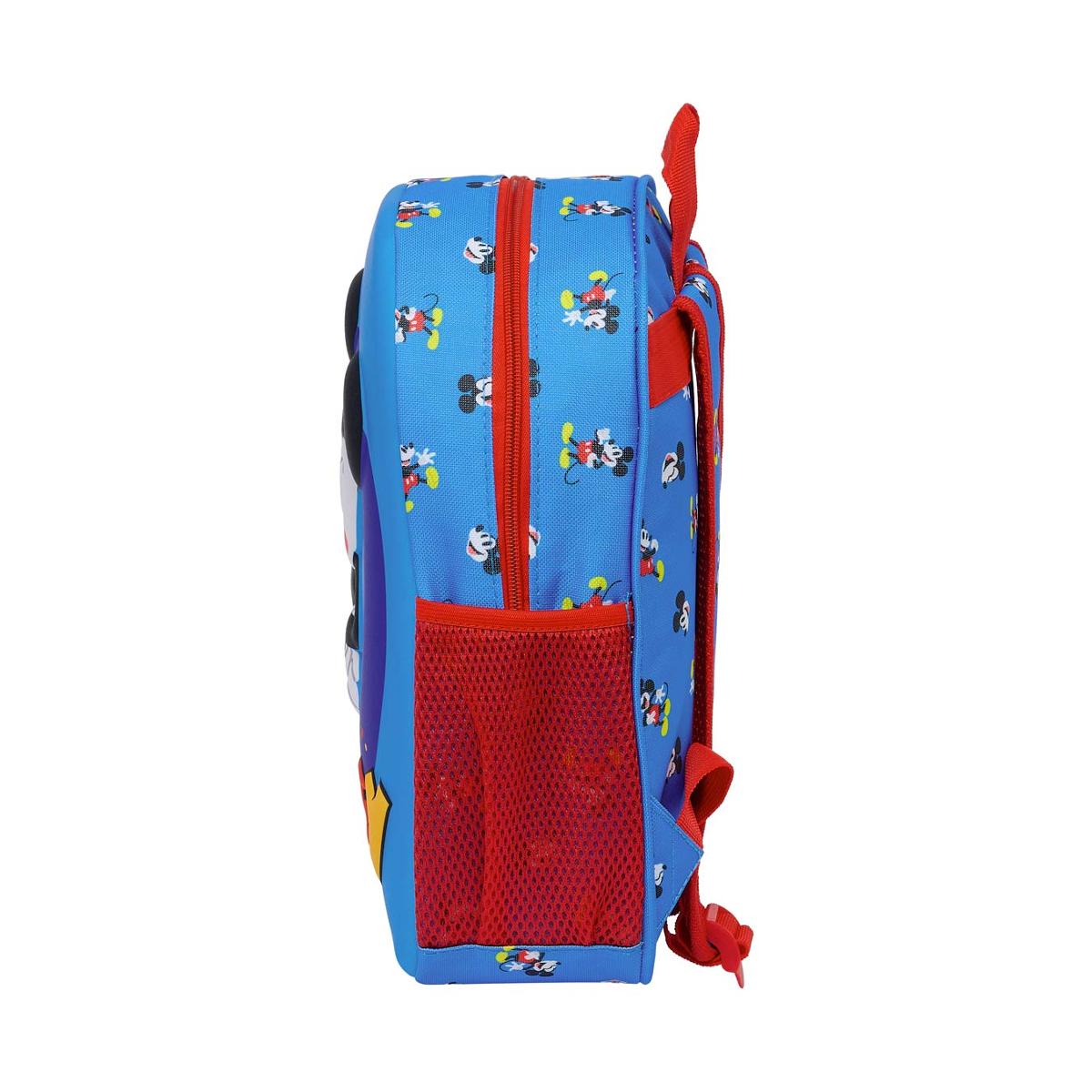 Mochila 3D Mickey Clubhouse Safta azul Azul-3
