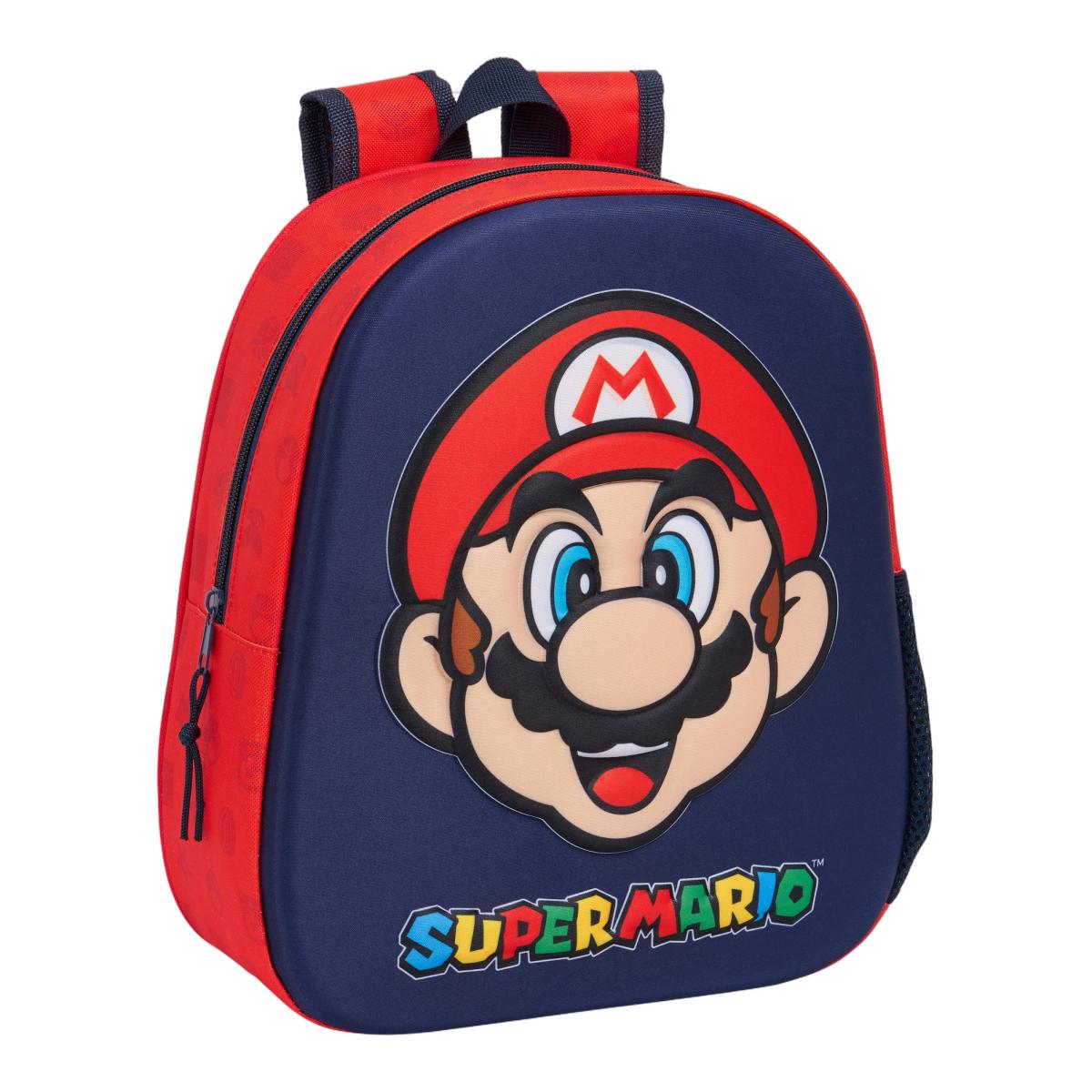 Imagem 0 de Mochila 3D SUPER MARIO BROS Safta