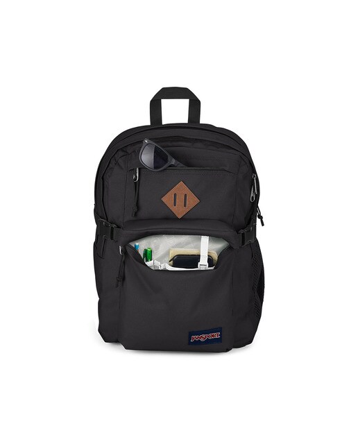 Mochila Jansport para jovens e funcional para o campus principal preto Preto-2