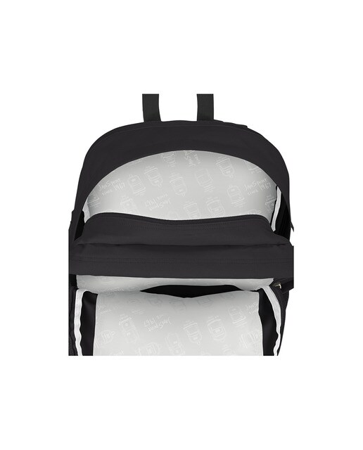 Mochila Jansport para jovens e funcional para o campus principal preto Preto-3