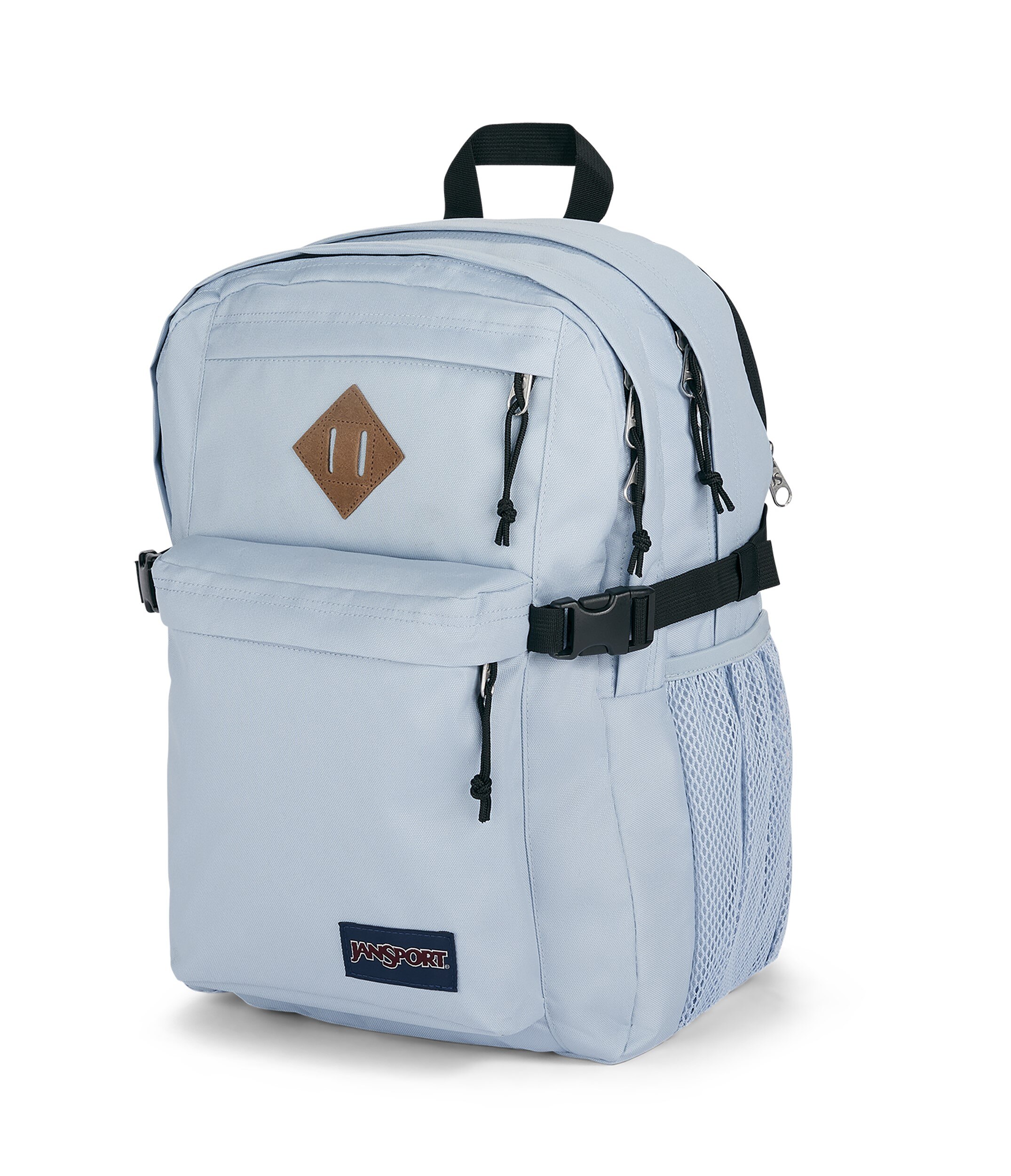 Mochila funcional Jansport para jovens do campus principal azul claro Azul-claro-4