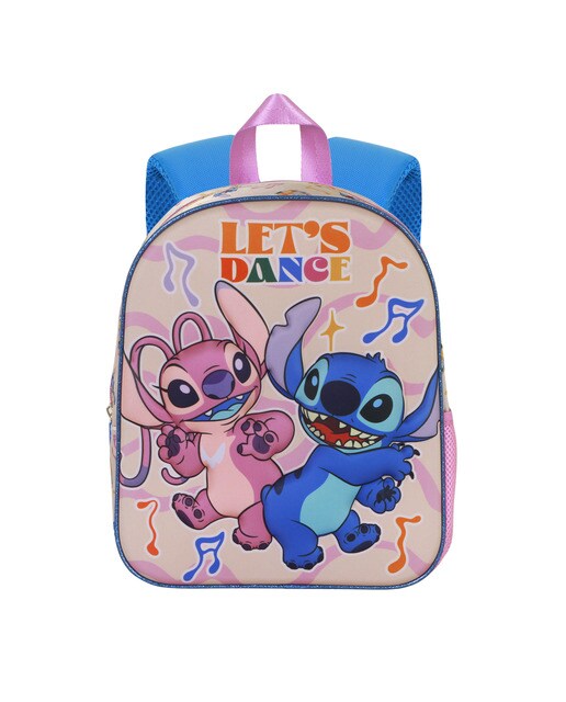 Mochila 3D elite Lilo e Stitch dance Disnee Karactermania rosa 1