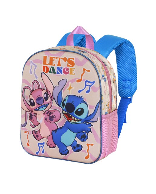 Mochila 3D elite Lilo e Stitch dance Disnee Karactermania rosa 2
