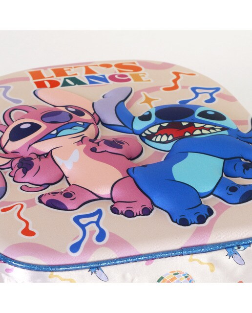 Mochila 3D elite Lilo e Stitch dance Disnee Karactermania rosa 4