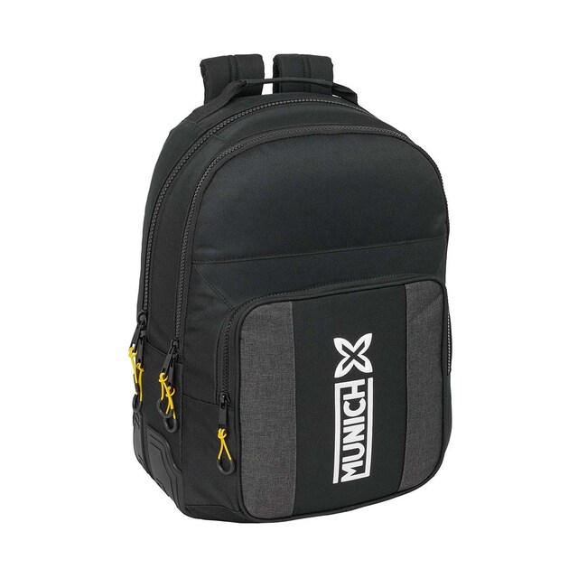 Imagem 0 de Mochila dupla com protectores de cantos adaptáveis a trolley Munich preto