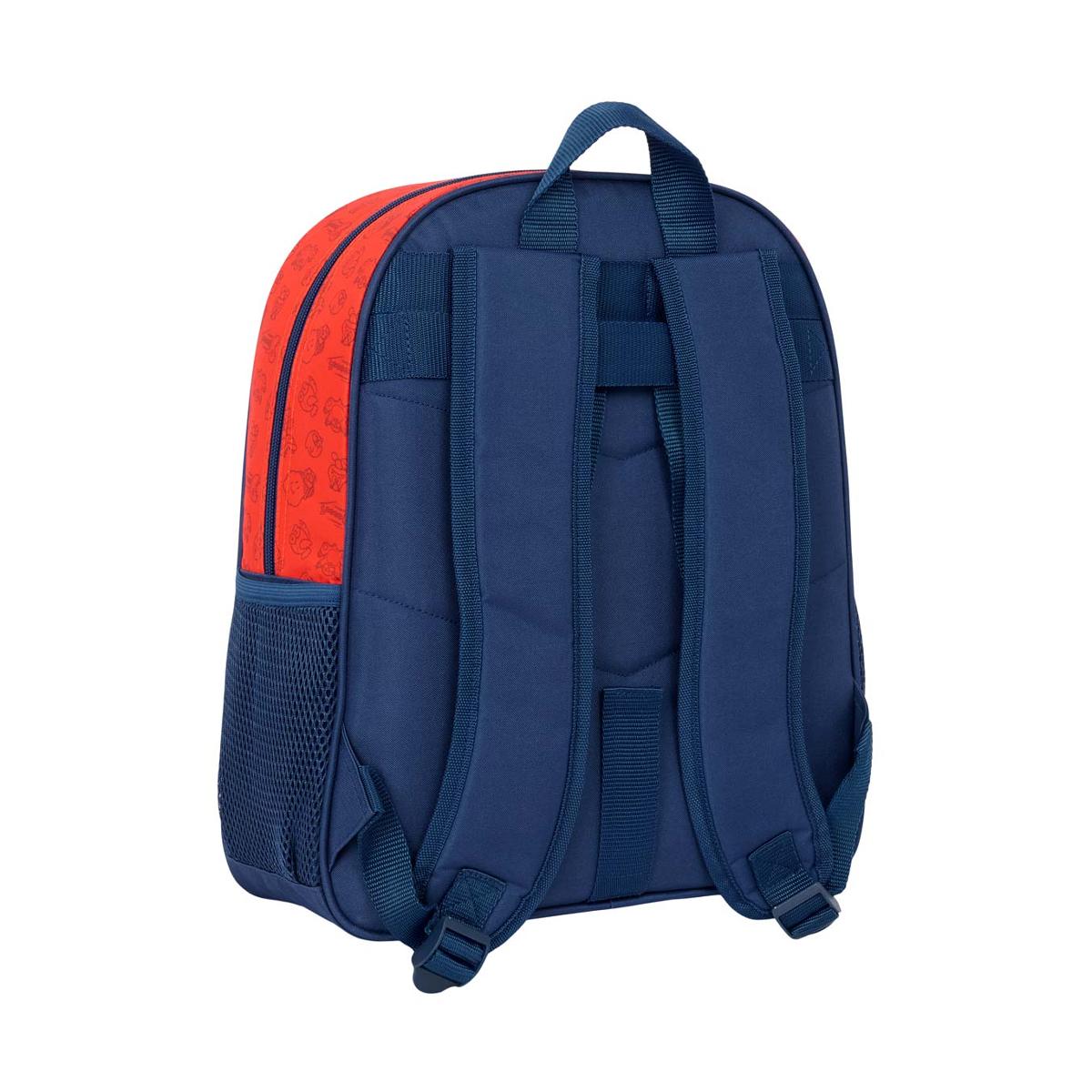 Mochila júnior adaptável a trolley Safta Super Mario Bros azul escuro e vermelho Azul-escuro / Vermelho-2