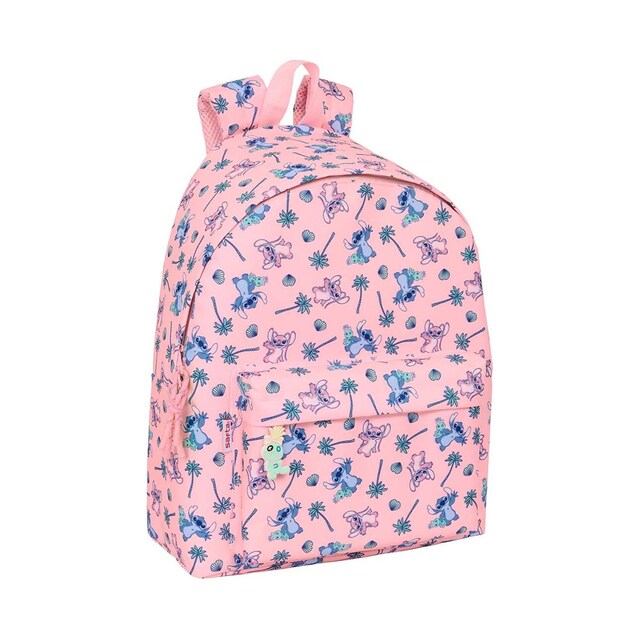 Mochila Lilo & Stitch Safta rosa pastel