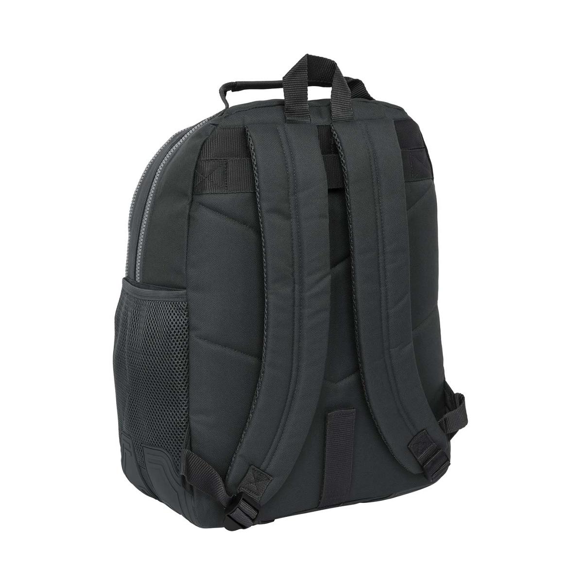 Mochila dupla com cantoneiras adaptável a trolley Real Madrid C.F. cinzento Cinzento-2