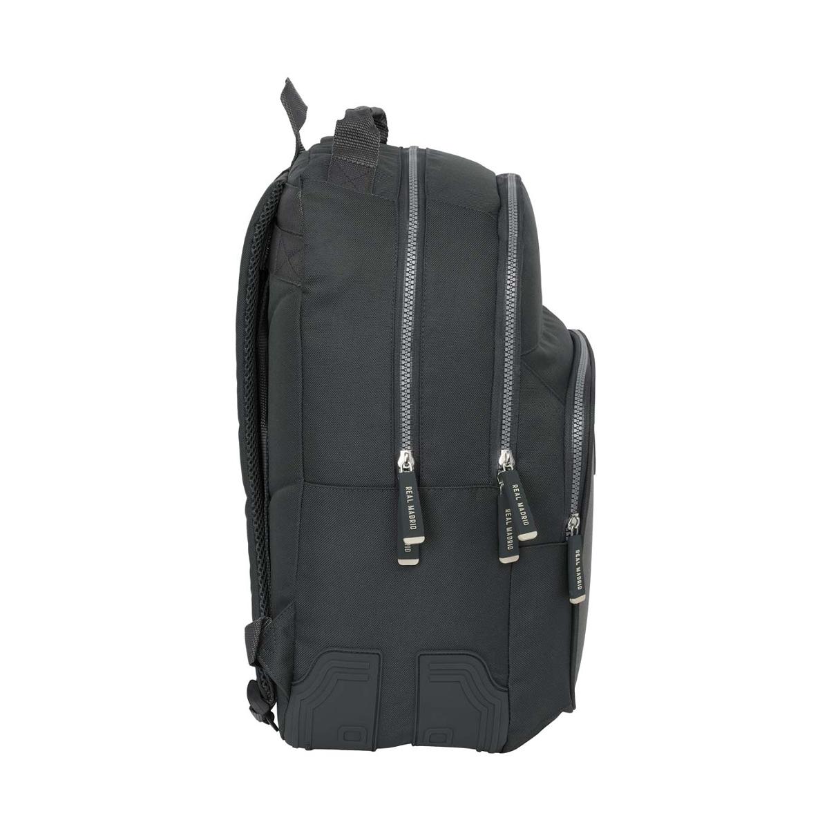 Mochila dupla com cantoneiras adaptável a trolley Real Madrid C.F. cinzento Cinzento-3