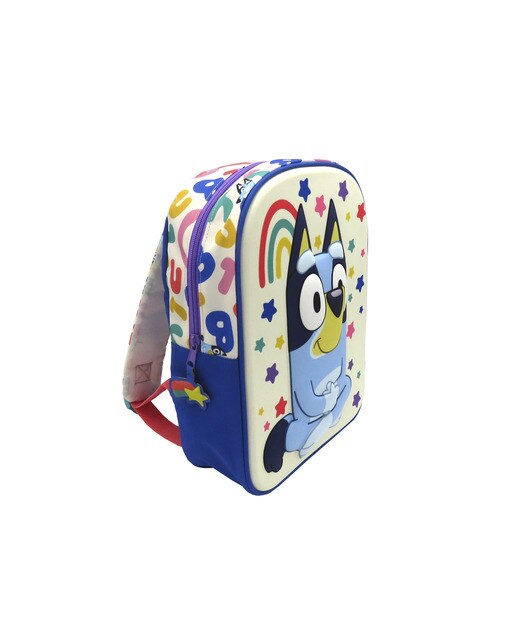 Imagem 0 de Mochila 32 cm Eva 3D Bluey Rainbow CyP Brands multicor